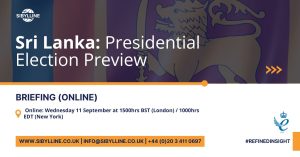 BRIEFING: Sri Lanka – Presidential Election Preview