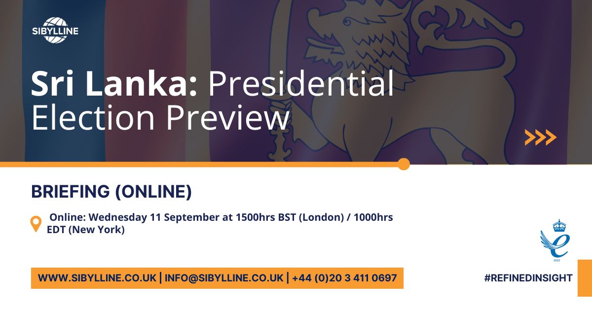 Sri Lanka_ Presidential Election Preview